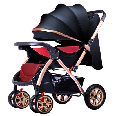 Baby Foldable 4-Wheel Reversible Stroller