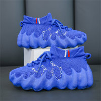 Children's Coconut Shoes Mesh Breathable Flying Sports Shoes  Blue