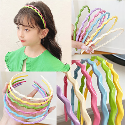 Girls' Solid Color Wave Hairband
