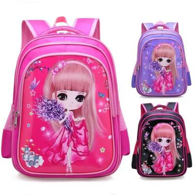 Cute cartoon primary school student backpack