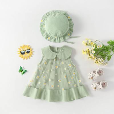 2018 baby clothes 0-2 years old spring and summer baby girl dress newborn one-year-old clothes skirt