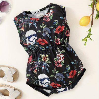 Foreign trade baby clothes, newborn romper, baby girl, sleeveless triangle jumpsuit, Amazon Europe and America cross-border