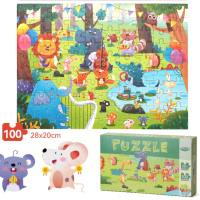 Cognitive puzzles for children, early childhood education  Multicolor