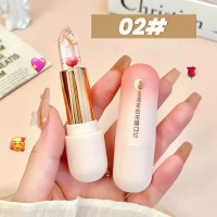 Crystal color changing petal jelly lipstick lipstick  Multicolor 2