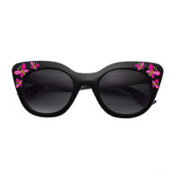 Children's butterfly print sunglasses  Black