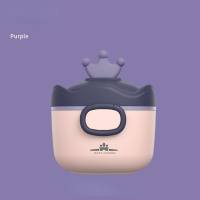 Caja de leche en polvo para bebé estilo príncipe de viaje portátil  Multicolor