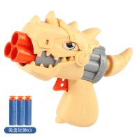 Dinosaur ejection soft bullet gun children ejection toy  Khaki