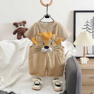 Children's short-sleeved suits boys' T-shirts baby summer children's clothing girls' shorts baby clothes summer clothes