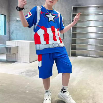 Children's sports suit boys quick-drying small and medium-sized children's basketball uniform summer short-sleeved two-piece suit