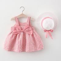 Jupe d'été à carreaux en coton pour filles, jupe à bretelles à carreaux pour bébés filles, nouvelle collection 2022, 1061  Rose