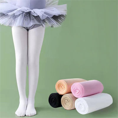 Toddler Girl Solid Color Ballet Dancing Pantyhose
