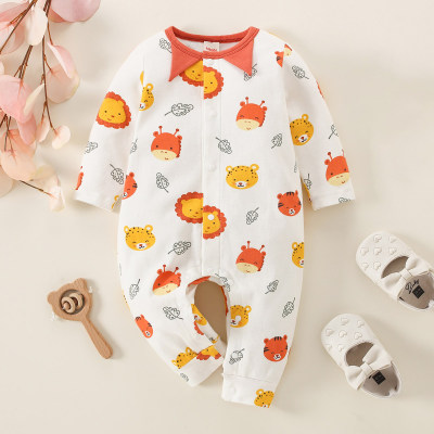 bibobi Baby Cute Animal Print Casual Jumpsuit