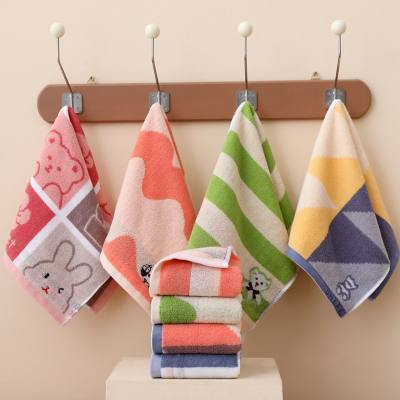 Petite serviette de ménage en coton pour enfants, serviette en pur coton, petite serviette pour bébé