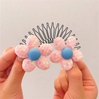 Girls' Bowknot and Flower Style Hairband  Blue