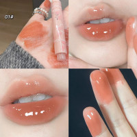 Huayumi Solid Lipstick Lipstick Popular Mirror Glitter Jelly Love lipstick  Multicolor 5