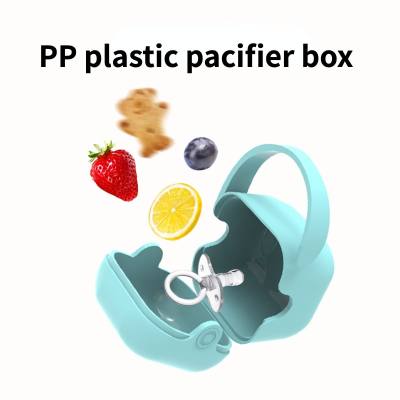 Caja de almacenamiento de chupete Caja de chupete de plástico PP infantil