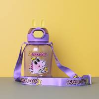 Cartoon children's sling kettle  Purple