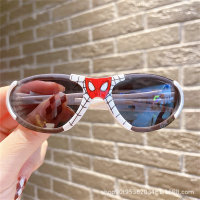Children's Spiderman Cartoon Sunglasses  White