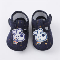 Baby and Toddler Puppy Print Soft Sole Sandals  Navy Blue