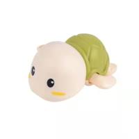 Cross-border baby bath toys children's bath wind-up spring baby bathroom swimming dolphin turtle whale  Green