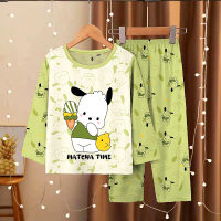 Boys casual suits children's daily home clothes four seasons essential baby suits  Green