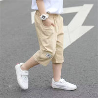 Pantaloncini da ragazzo estivi sottili pantaloni versatili per bambini pantaloni casual alla moda  Cachi