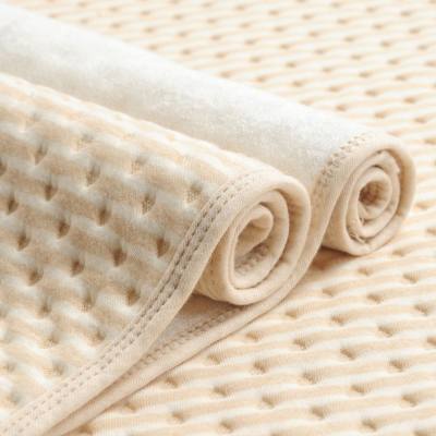 Almofada de fraldas de algodão colorido de quatro camadas para fraldas laváveis à prova d'água para bebês