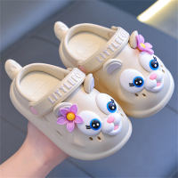 Children's cute princess non-slip soft-soled sandals  Beige