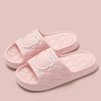 Slippers women summer home indoor bathroom bath non-slip ea household sandals  Pink