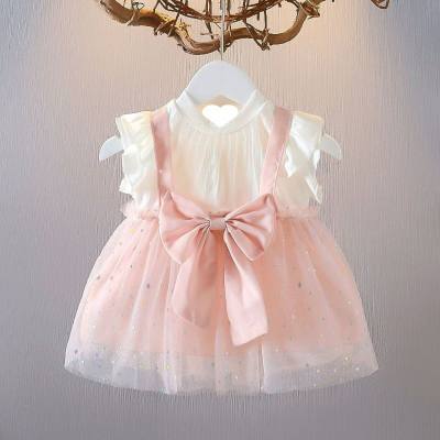 Vestido de verano para niñas, nuevo estilo, vestido de princesa para bebé a la moda
