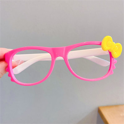 Montatura per occhiali Hello Kitty con fiocco per bambini (senza lenti)
