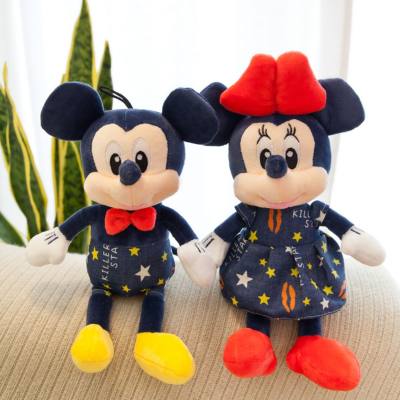 Fabricante al por mayor estrella Mickey peluche juguete Minnie muñeca pareja grande Mickey Mouse almohada muñeca de tela para niños