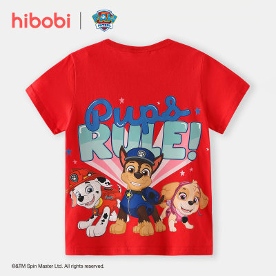 hibobi x PAW Patrol T-shirt in cotone con stampa casual per bambini
