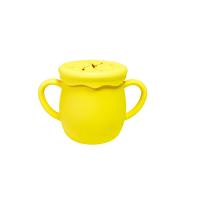 Straw Mug, Snack Cup, Baby Mug, Silicone Cup, Training Mug, Baby Mug, Spill-resistant Cup, Baby Shower Gift  Yellow