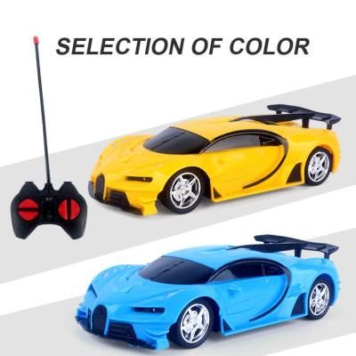 Carro de controle remoto de deriva de quatro vias com luzes carro esportivo carro de brinquedo infantil