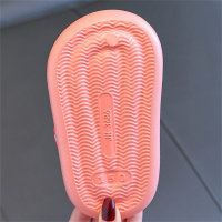 أحذية بفتحة قابلة للفصل على شكل دمية كرتونية ملونة للبنات  وردي فاقع