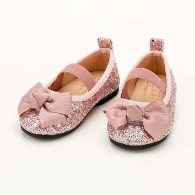 Hibobi Girl Baby Sequin Bow-knot Decor Sandals