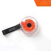 Bolsa de compras de disco pequeño telescópica plegable portátil, bolsa de almacenamiento, bolsa de disco giratorio, bolsa de compras opcional de cinco colores reciclable  naranja