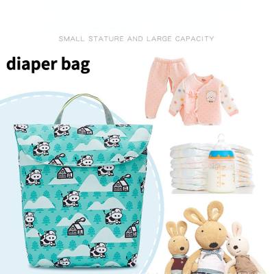 Portable baby diaper bag diaper storage bag