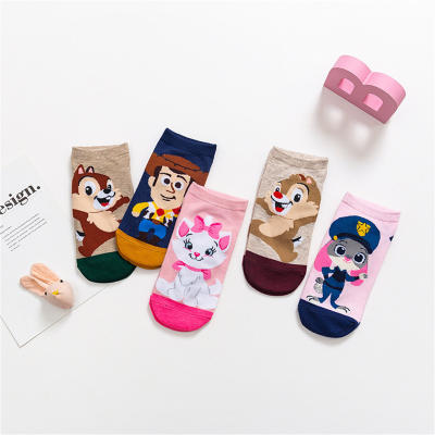 5-piece set of Toy Story socks for middle and large children