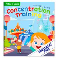 Sticker Book Baby Educational Cartoon Cartoon Toy Sticker Book DIY  Multicolor