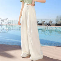 Girls' summer thin pants Yamamoto pants children's summer wide-leg pants casual big children's wide casual loose mosquito-proof trousers  Apricot