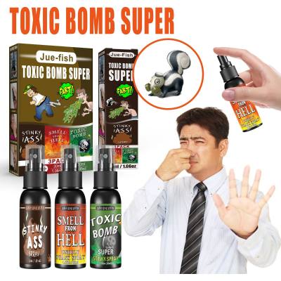 Stinky fart spray poop hell bomb smell spoof toy