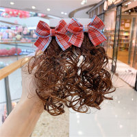 Children's bow wig hairpin  Orange