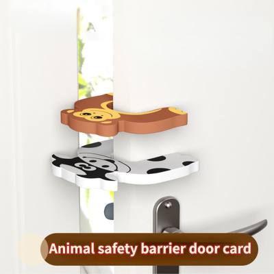 Children's door blocker door stop baby safety door card cartoon animal eva door stop anti-pinch hand anti-closing artifact