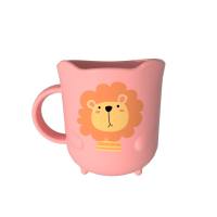 Children's toothbrush and mouthwash cup lion style water cup washing toothbrush cup anti-fall  Multicolor