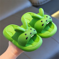 Sandalias infantiles orejas de conejo 33D  Verde