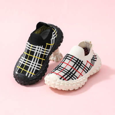 Toddler Plaid Slip-on Shoes