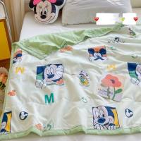 Colcha de verano para niños de Disney/Disney, colcha de algodón lavada con dibujos animados, colcha de verano antibacteriana Clase A, colcha de aire acondicionado  Multicolor