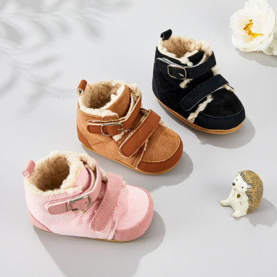 Baby Decor High-top Soles Velcro Cotton-padded Shoes